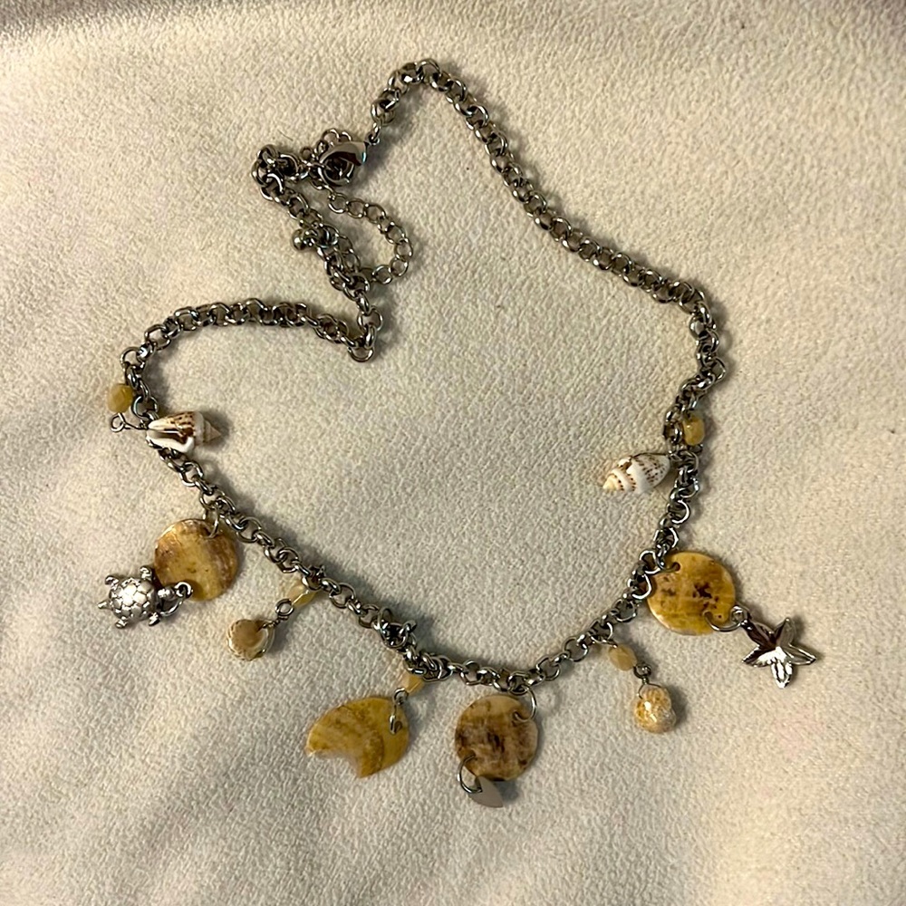 Beautiful Shelled Charm Necklace